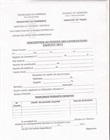 Formulaire d'inscription au fichier des exportateurs